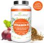 Preview: Natürlicher Vitamin B - Komplex, 120 Kapseln, mit Vitamin B1, B2, B3, B5, B6, B7, B9, B12 + Bio-Leinsamenmehl, Biotin & Folsäure
